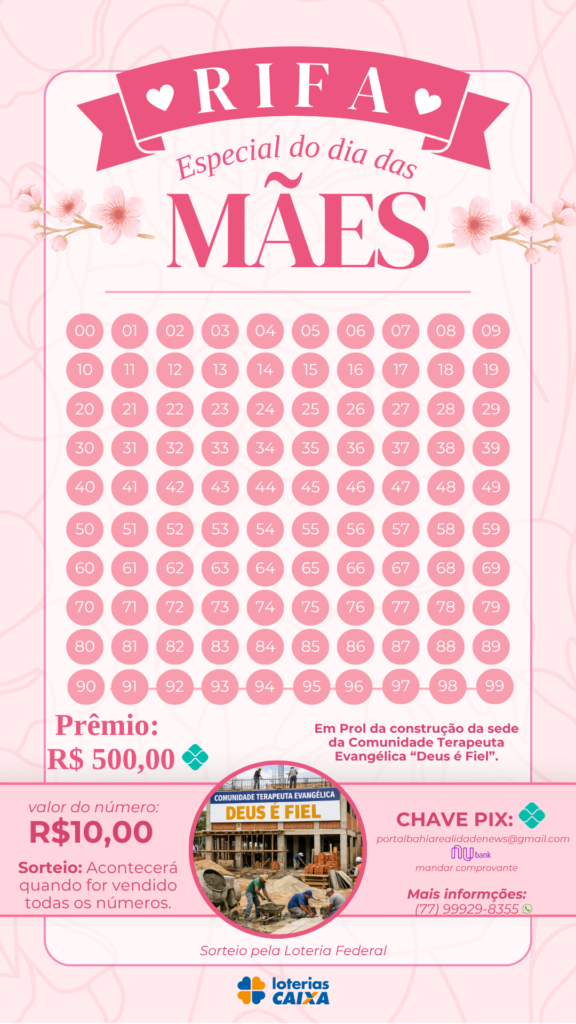 Rifa dia das mães delicado rosa story do instagram