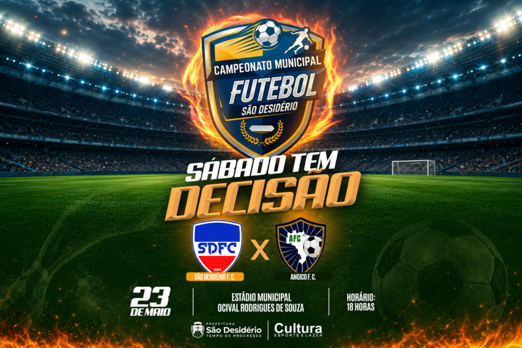 São Desidério conhece seu campeão municipal de futebol neste sábado
