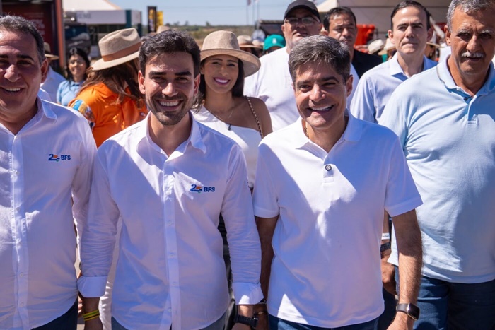 Júnior Marabá recebe ACM Neto na Bahia Farm Show e destaca protagonismo de Luís Eduardo Magalhães no agro